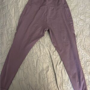 Purple High-Waisted Leggings